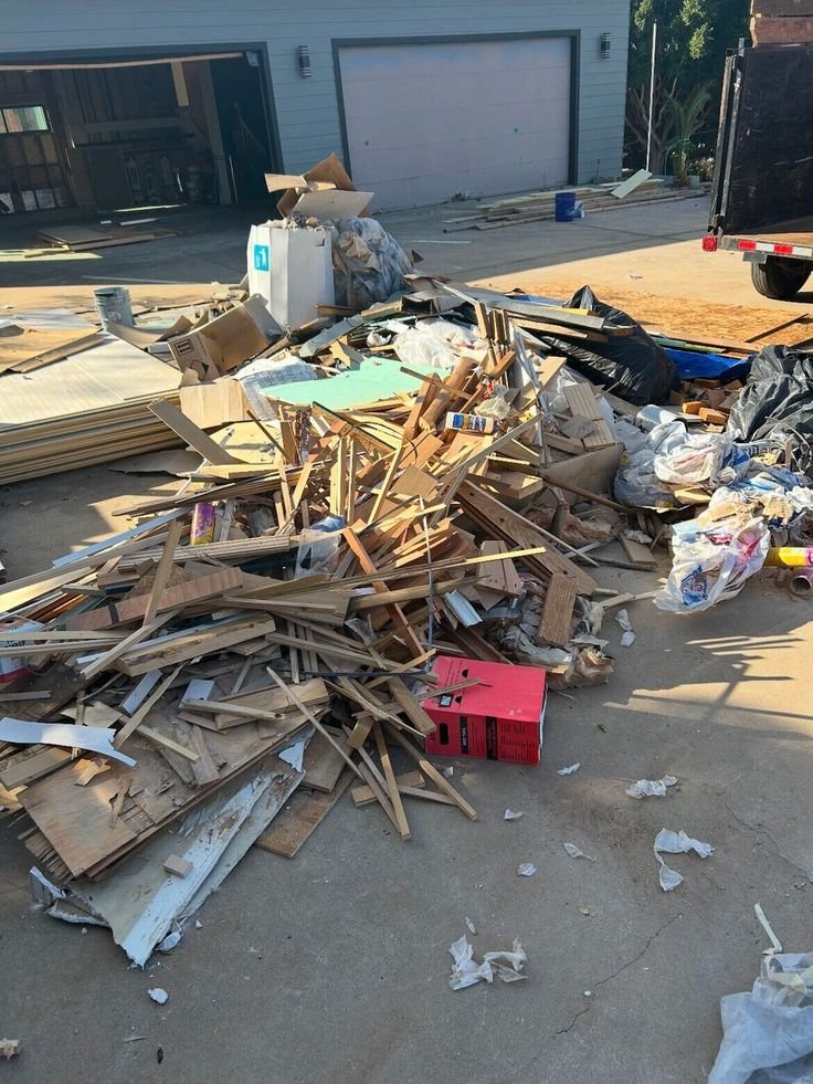 Home construction cleanup in vista next day junk removal service junkremoval 1